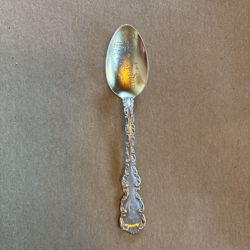 San Bernardino California Vintage Souvenir Spoon Etched “G” Monogram Double Side